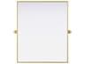 Elegant Lighting Amoura Brass Rectangular Wall Mirror