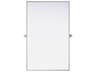 Elegant Lighting Amoura Silver Rectangular Wall Mirror