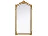 Elegant Lighting Madeline Distressed Gold Leaf Floor Mirror