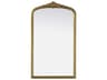 Elegant Lighting Naomi Distressed Antique Brass Wall Mirror