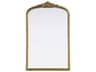Elegant Lighting Naomi Distressed Antique Brass Wall Mirror