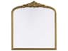 Elegant Lighting Naomi Distressed Antique Brass Wall Mirror