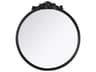 Elegant Lighting Naomi Distressed Vintage Bronze Round Wall Mirror