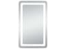 Elegant Lighting Genesis Rectangular Wall Mirror