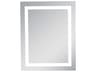 Elegant Lighting Nova Glossy White 5000K LED Rectangular Wall Mirror