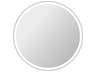Elegant Lighting Harmoni Silver Round Wall Mirror