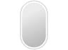 Elegant Lighting Harmoni Silver Oval Wall Mirror