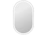 Elegant Lighting Harmoni Silver Oval Wall Mirror