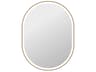 Elegant Lighting Harmoni Satin Gold Oval Wall Mirror