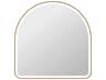 Elegant Lighting Harmoni Satin Gold Arch Wall Mirror