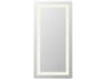Elegant Lighting Riven White Rectangular Wall Mirror