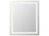 Elegant Lighting Riven White Rectangular Wall Mirror