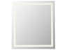 Elegant Lighting Riven White Rectangular Wall Mirror