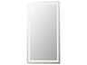 Elegant Lighting Riven White Rectangular Wall Mirror