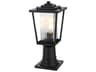 Elegant Lighting York 1-Light Outdoor Post Light