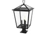 Elegant Lighting Oxford 3-Light Outdoor Post Light