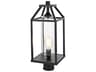 Elegant Lighting Zora 1-Light Outdoor Post Light