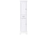 Elegant Lighting Americana White Rubberwood Bath Storage Cabinet