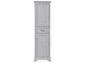 Elegant Lighting Americana Grey Rubberwood Bath Storage Cabinet