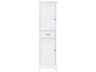 Elegant Lighting Americana White Rubberwood Bath Storage Cabinet