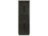 Elegant Lighting Chase Chocolate Oak Brown Rubberwood Bath Storage Cabinet