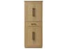 Elegant Lighting Chase Linen Oak Brown Rubberwood Bath Storage Cabinet