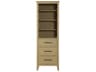 Elegant Lighting Millie Honey Brown Rubberwood Open Shelving Bath Storage Cabinet
