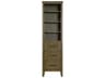 Elegant Lighting Alina Hazel Oak Brown Rubberwood Open Shelving Bath Storage Cabinet