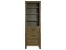 Elegant Lighting Alina Hazel Oak Brown Rubberwood Open Shelving Bath Storage Cabinet