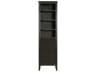 Elegant Lighting Blakely Chocolate Oak Brown Rubberwood Open Shelving Bath Storage Cabinet