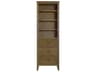 Elegant Lighting Blakely Hazel Oak Brown Rubberwood Open Shelving Bath Storage Cabinet