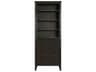 Elegant Lighting Blakely Chocolate Oak Brown Rubberwood Open Shelving Bath Storage Cabinet