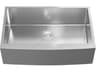 Elegant Lighting Montgomery Stainless Steel Farmhouse Kitchen Sink