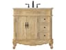 Elegant Lighting Danville 36" Antique Beige Vanity
