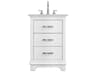 Elegant Lighting Knox White 24" Vanity