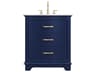 Elegant Lighting Knox Blue 30" Vanity
