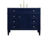 Elegant Lighting Park Avenue Blue 42" Vanity