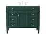 Elegant Lighting Park Avenue Green 42" Vanity