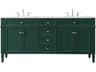 Elegant Lighting Park Avenue Green 72" Vanity