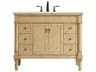 Elegant Lighting Lexington Antique Beige 42" Vanity