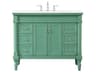 Elegant Lighting Lexington Vintage Mint 42" Vanity