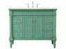 Elegant Lighting Lexington Vintage Mint 42" Vanity