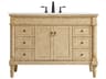 Elegant Lighting Lexington Antique Beige 48" Vanity