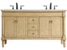 Elegant Lighting Lexington Antique Beige 60" Vanity