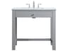 Elegant Lighting Hudson Grey ADA Compliant Vanity