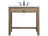 Elegant Lighting Hudson Natural Oak ADA Compliant Vanity