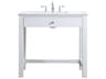 Elegant Lighting Hudson White ADA Compliant Vanity