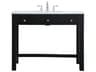 Elegant Lighting Hudson Black ADA Compliant Vanity