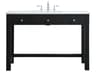 Elegant Lighting Hudson Black ADA Compliant Vanity