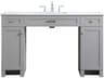 Elegant Lighting Cooper Grey ADA Compliant Vanity